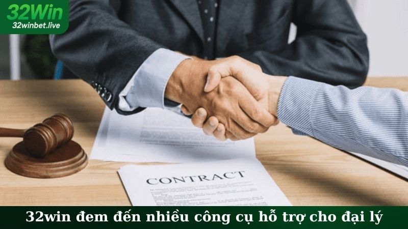 32WIN đem đến nhiều công cụ hỗ trợ cho đại lý