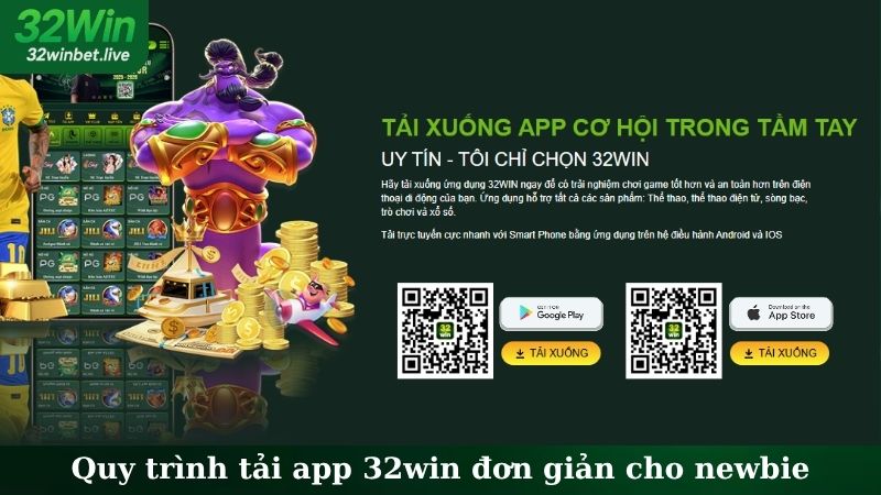 Quy trình tải app 32WIN đơn giản cho newbie
